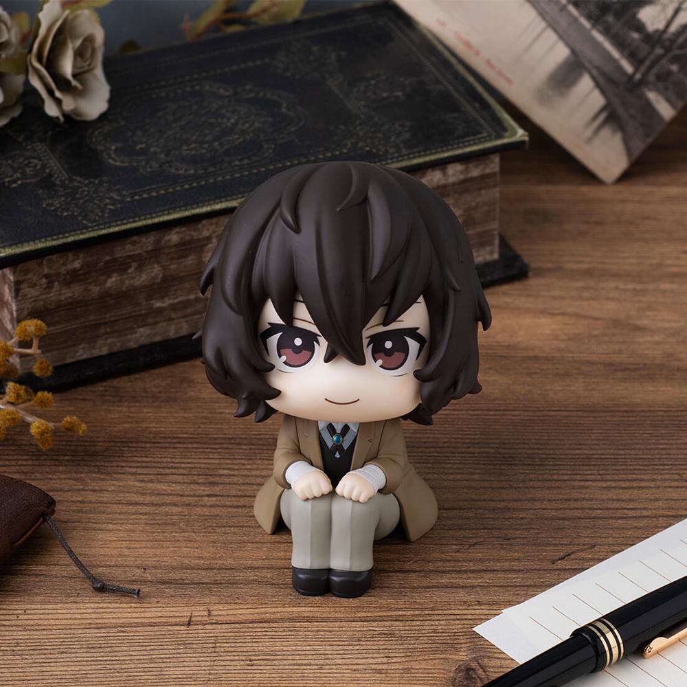 Anime BSD Figure Kawaii Dazai Osamu Action Figure Q Edition Nakajima Atsushi Figurine PVC Model Collection Doll Anime Toys Gift