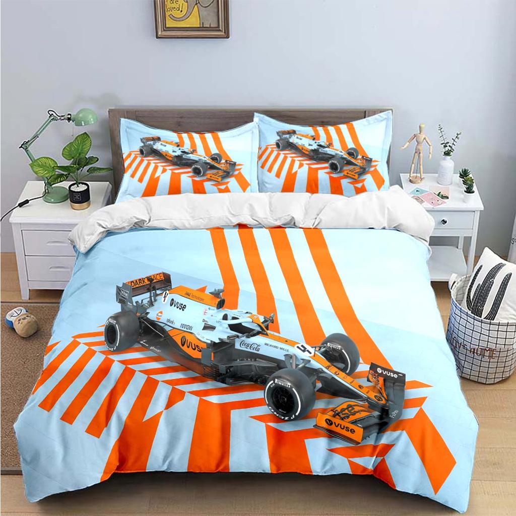Fashion G-Gulf Racing Pattern Bedding Sets Bed Supplies Set Duvet Cover Comforter Set Bedding Set Luxury Gift