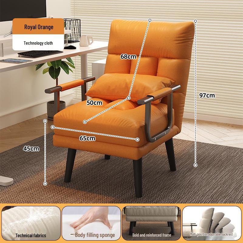 Convertible Sofa Chair: Foldable Sofa Bed for Office, Nap, and Home Use; Ideal for Sitting, Sleeping, and Lounging.
