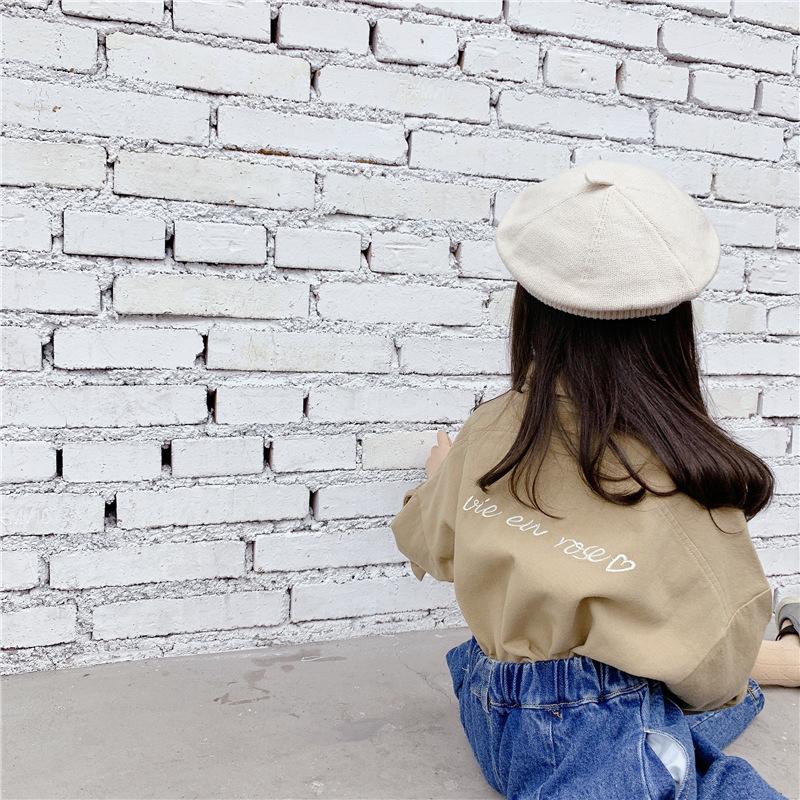 2022 Children's Clothing Spring New Girls Korean Spring Embroidered Shirts Spring Shirts