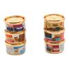 Random  1/5Pcs Pretend Play Toys 1/12 Dollhouse Simulation Cat/Dog Can Mini Pet Food Toy Dolls House Home Decorations