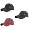 Baseball Retro Cap Denim Distressed Washed Old Solid Color Duckbill Hat Hat Sun