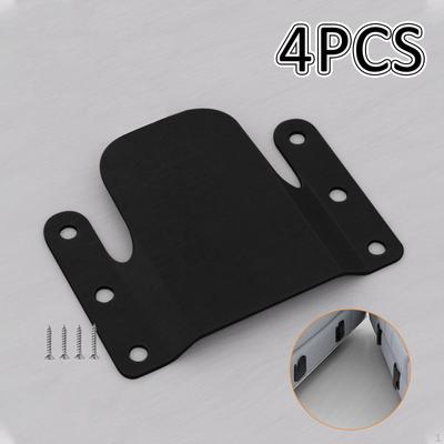 Conectores de sofá secional 4Pcs, suportes de metal Conectores de intertravamento de sofá