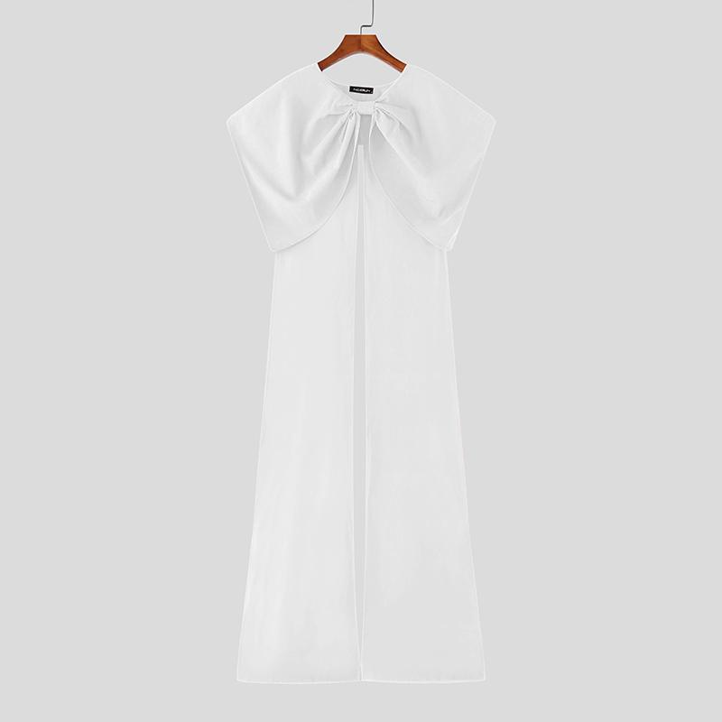 

INCERUN Мужские банты с разрезами в стиле шаль Длинные вечерние плащи пальто накидка