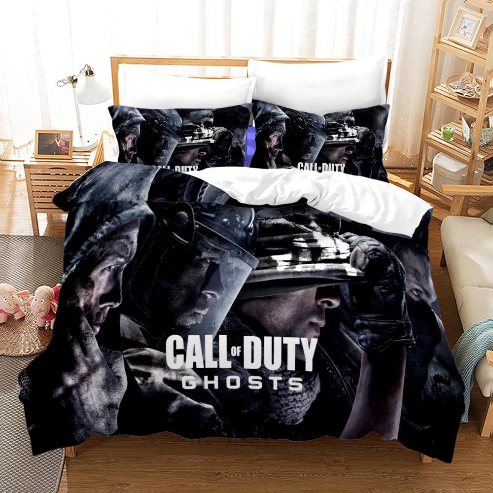 Call Of Duty Warzone Bedding Set Single Twin Full Queen King Size Game Bed Set Aldult Kid Bedroom Duvet cover Sets 3D Print 016