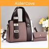 Modische Colorblocking und Patchwork-Design Damen Freizeit-Handtasche mit Geldbörse für Freizeit-Ausflüge