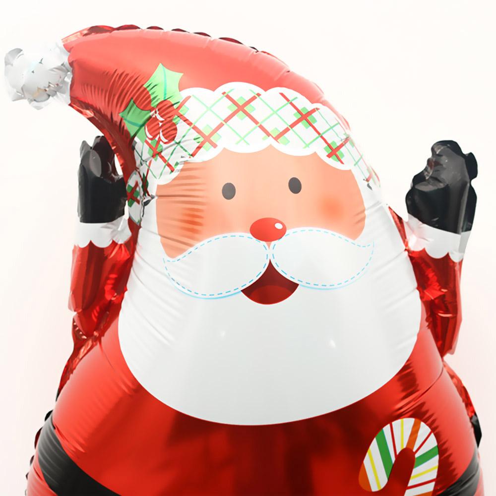2pcs Fashion Hot Sale Children Toy Cute Helium Santa Claus Christmas Foil Balloon Birthday Decor