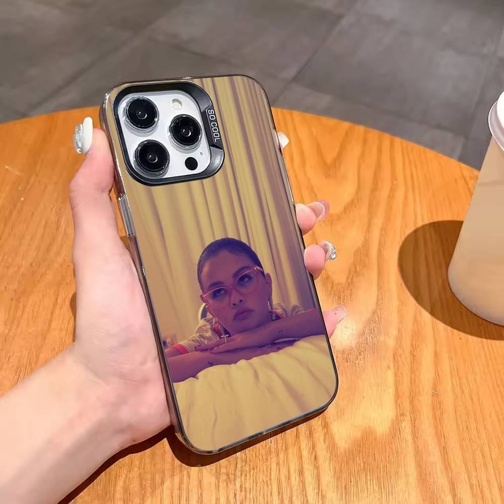 Singer S-Selena G-Gomez Phone Case For iPhone17,16,15,14,13,12,11,Pro,MAX White Matte Shockproof Cover iPhoneXSMAX
