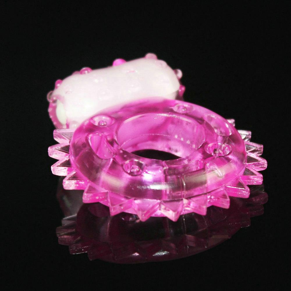Longer-lasting Ring Sex Vibrator Stronger Erection Tingling Additional Stimulation Finger Rings Bullet Vibrating Love