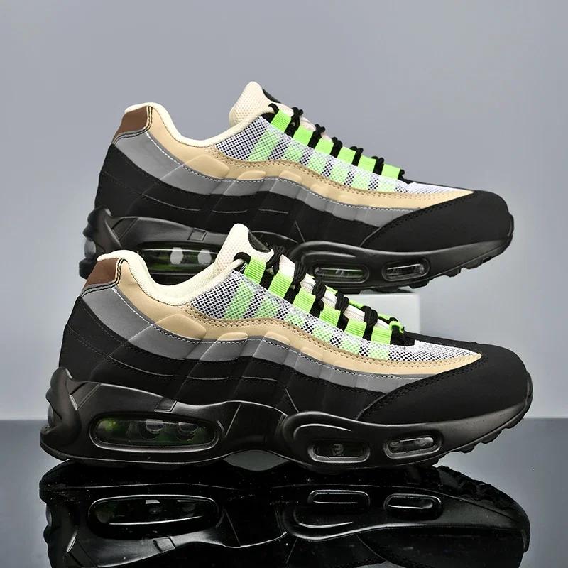 Zapatillas de Running Nuevas para Hombre Amortiguación de Aire Completa Ligeras Transpirables Cómodas Entrenamiento Atlético Jogging Zapatillas Deportivas de Lujo