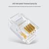 Shengwei RJ11 4P4C Gold-Plated Telephone Connectors (50-Pack)