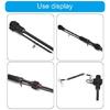 Tie Belt Wrap Straps Fishing Poles Tether with Coiled Lanyard Fishing Casting Rods Holder Belt Wire