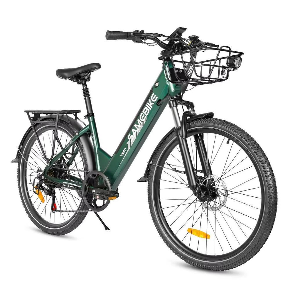 SAMEBIKE New Model RS-A01 Pro-T 36V15AH Removable Battery Electric Bike 26-Inch Tire Commuting Electric Bicycle Daily Commute.