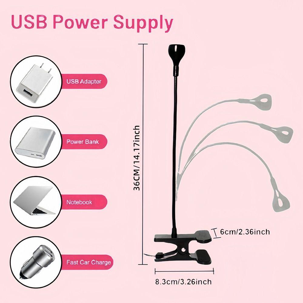 Foot Pedal Switch UV LED Nail Lamp 5W Power Nail Drying Light Gel Polish Curing Lamp DIY Manicure