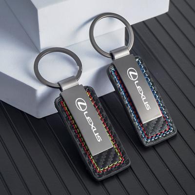 3D Metal Car Logo Key Ring Keychain For ES RX NX LS UX LM LX GX LC RZ IS CT GS RC HS SC TX LBX Auto Decoration Accessories