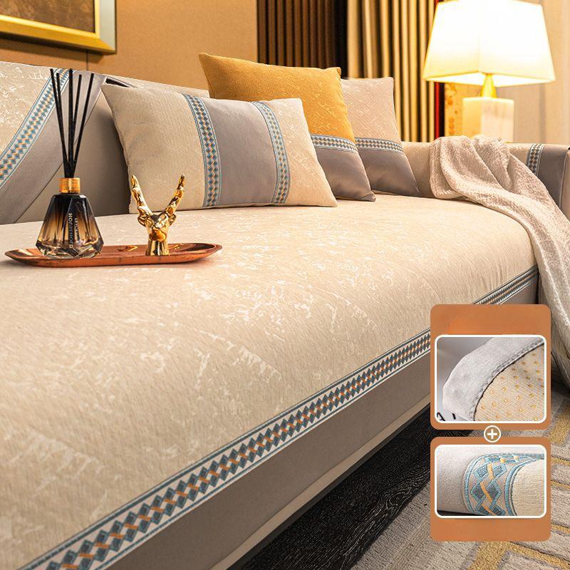 Four Seasons Universelles Luxus-Sofakissen, modernes, minimalistisches, staubdichtes High-End-Sitzkissen, neues Zuhause, ästhetischer Sofabezug, Stoffserviette