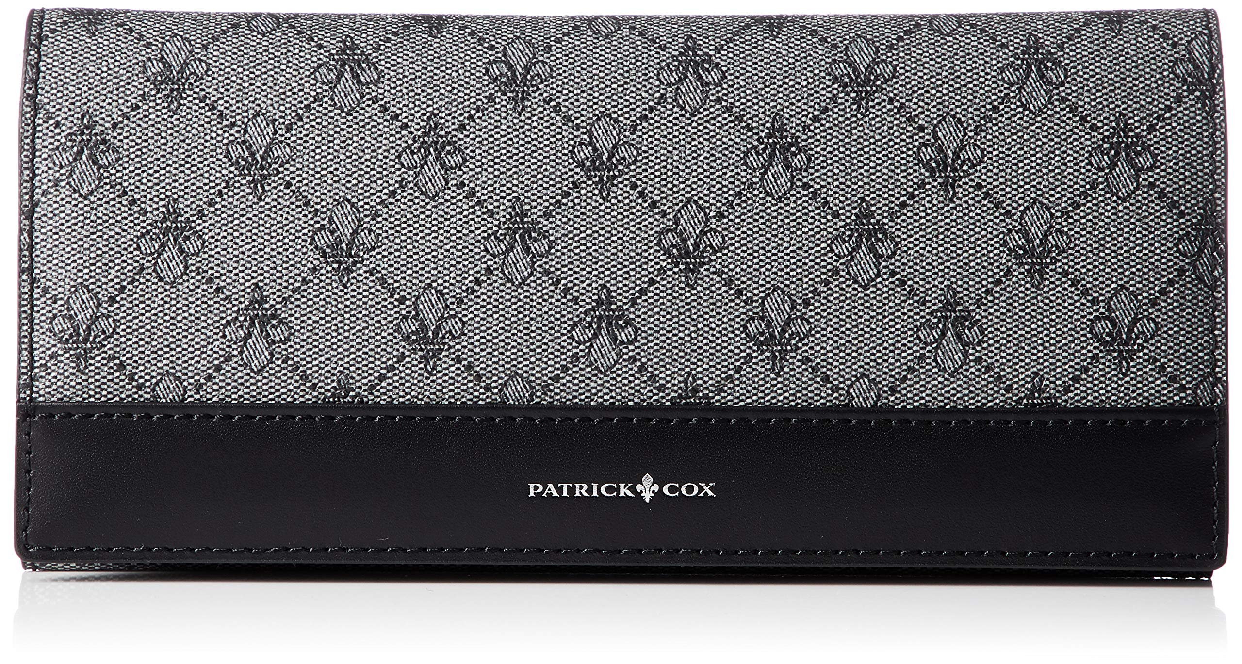 

Patrick Cox Plaid Kings Zippered Long Wallet PXMW9LT1 Gray