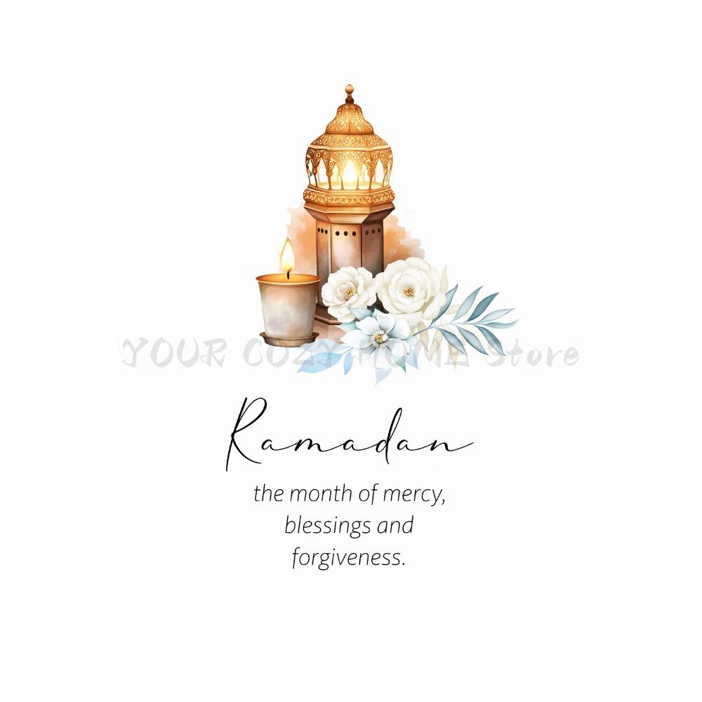 Islamic Grand Mosque Architectural Art, Sacred Holy Place Canvas Print, Muslim Home Wall Decor Prayer Room Ramadan Eid Gift