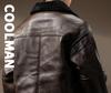 Men's Winter Retro Leather & Fur Lapel Jacket - Heavyweight Plus Velvet Warm PU Outerwear