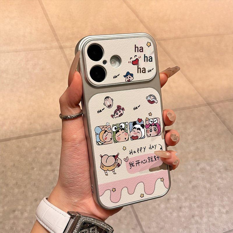 

Happy Shinchan Apple iPhone 17 ProMax Case: Compatible with 16 Pro, 15 ProMax, 14 Pro; High-End, Anti-Fall Design Apple 14