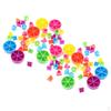 84Pcs for Game Pieces Pie Wedges Mathematics Material Training Set