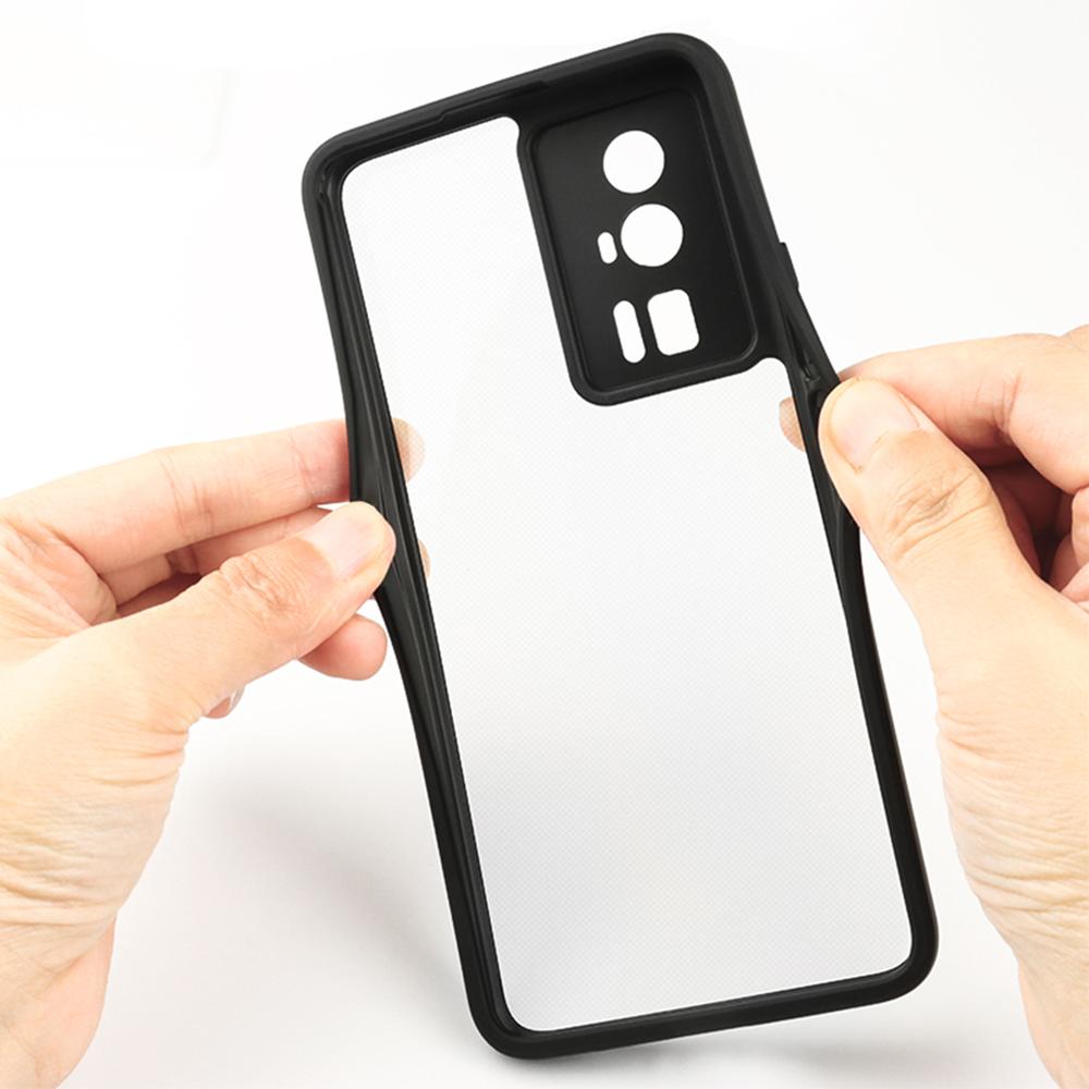 For Xiaomi Redmi K60 5G/K60 Pro 5G/Poco F5 Pro 5G Phone Case PC+TPU Transparent Phone Cover