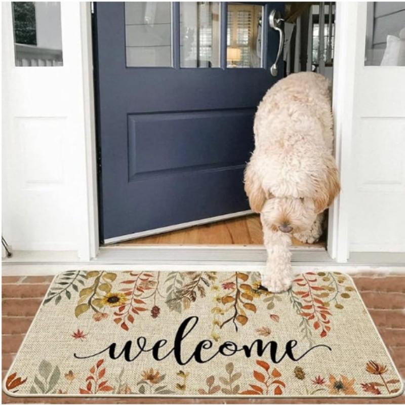 American-style Bathroom Absorbent Floor Mat, Entrance Foyer Floor Mat, Bathroom Anti-slip Carpet, Home Decoration