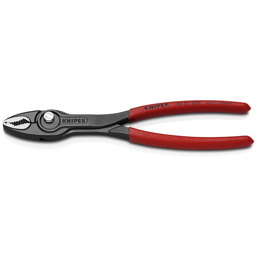 

Клещи Knipex kn-8201200sb Twingrips Throat 4-22 мм Длина 200 мм Разливочные ручки SB