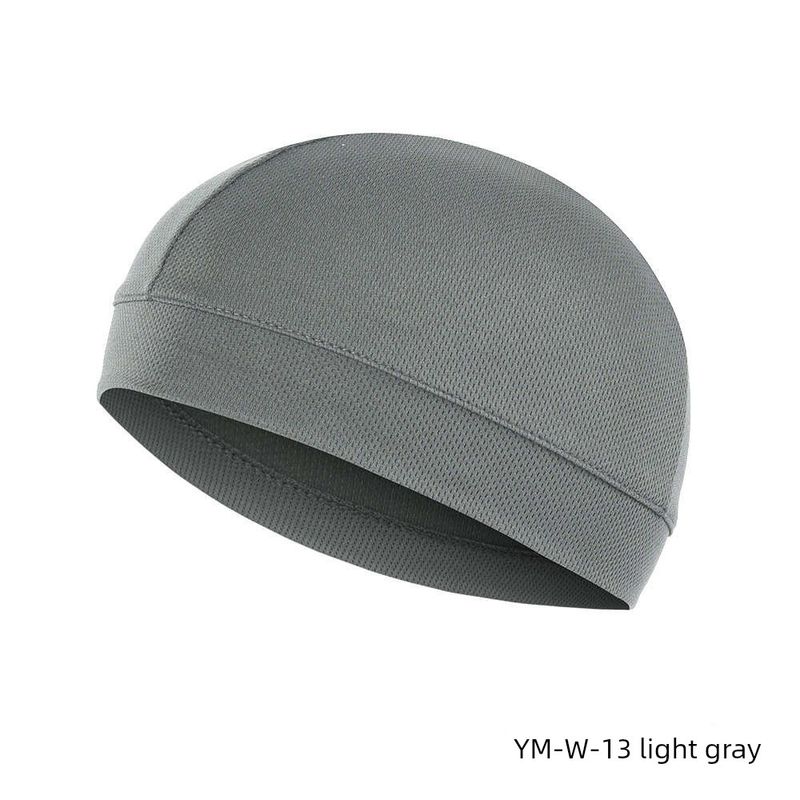 

Motorcycle Liner Bicycle Small Hat Hood Sports Cap Summer Windproof Outdoor Sport Cap Sports Cap Sun Protection Cycling Pattern. YM-W-13 light gray One size