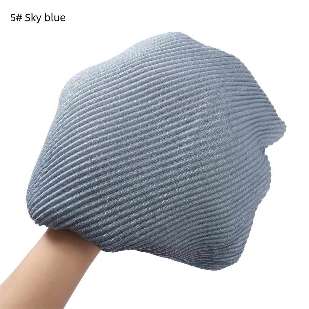 High Quality Breathable Women's Shiny Pleated Hijab Scarf Fashion Polyester Golden Sliver Crinkle Head Wraps Islamic Turban