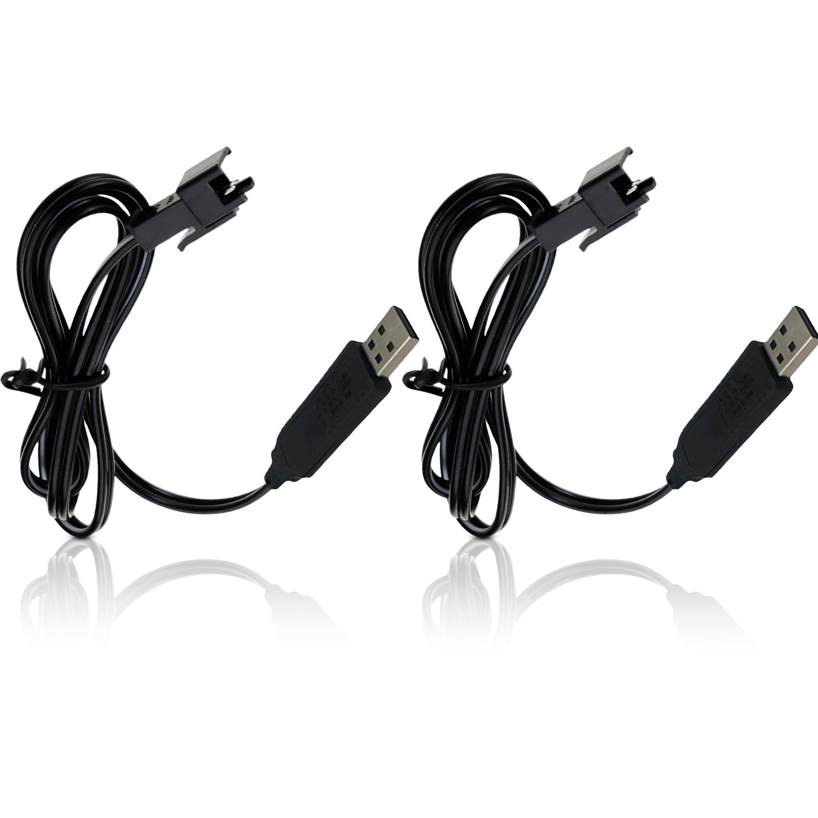 

USB-кабель для зарядки с разъемом SM 2P для литиевых аккумуляторов 3,7 В с индикатором автоматического отключения