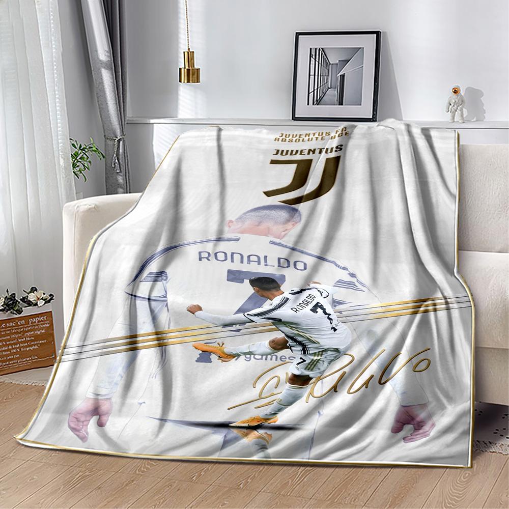 Ronaldo's Juventus Celebration Blanket Warmthful Decor Perfect for Picnics Chair Office Four Seasons Universal Stylish Decor