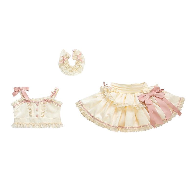 2026 Summer Little Girl Princess Dress with Bow - Stylish Puffy Birthday Skirt Set