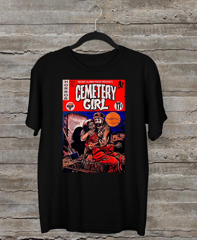 

Insane Clown Posse Poster T-shirt Black Cotton Unisex S to 5Xl band Unisex T-Shirt XL