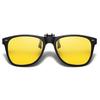 Mirror Flip Up Clip on Polarized Sunglasses Clips Pochromic Driving Fishing Eyewear Night Vision Lens Sun Glasses Clips
