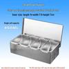 Stainless Steel Flip-Lid Seasoning Box