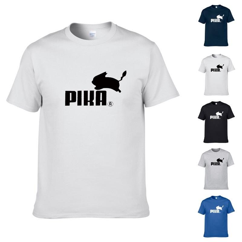 Pika Cartoon Pikachu Funny Anime Logo Men Women Tshirt Multicolor