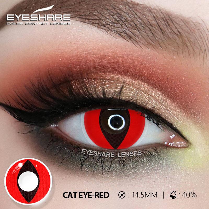 1 Pair White Colored Contacts Cosplay Contact Lenses for Eyes Black Lenses High Quality Soft Lenses Beauty Makeup Yearly