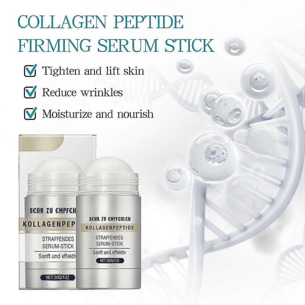 Stick Siero Rassodante con Peptidi di Collagene per Viso e Collo Anti-Età Idratante 2 Pezzi