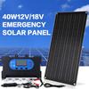 Monocrystalline 40W 12V/18V Solar Panel with Black Backsheet and Photovoltaic Controller