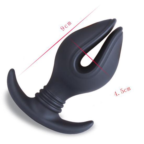 Silicone Anal Dilator Opening Butt Expander Speculum Anal Plug Unisex Sex Toy