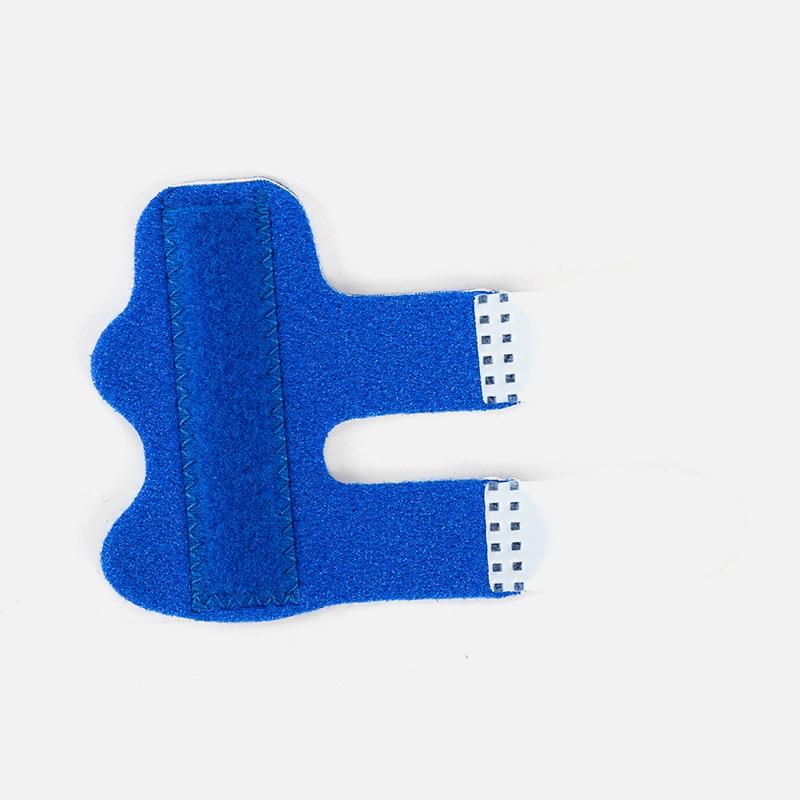 Sports Protective Five-Finger Corrector and Fixing Splint Strap One Size синий и белый