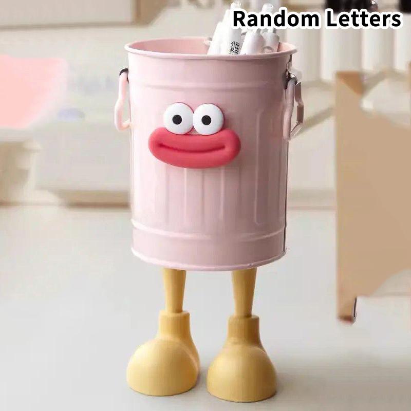 

Мультяшный Большой Рот Коробка для хранения кистей для ногтей Ведро для хранения кистей для макияжа Подставка для кистей для нейл-арта Контейнер для ручек Органайзер для кистей