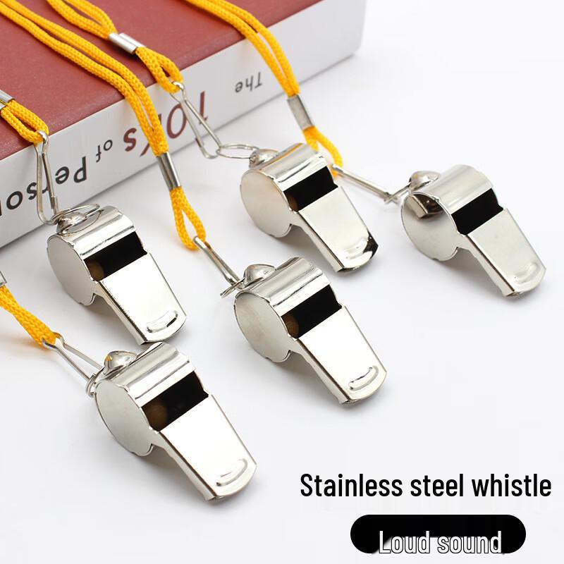 Jingong Referee Coach Metal Whistle Set