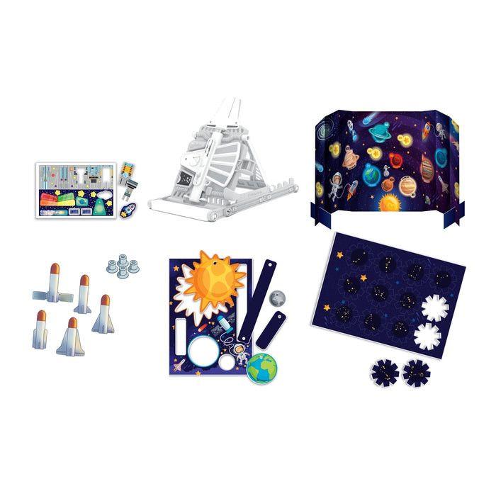 Jeu scientifique - CLEMENTONI - Science Lab-Apprentis astronautes - Fusée personnalisable - Dès 5 ans