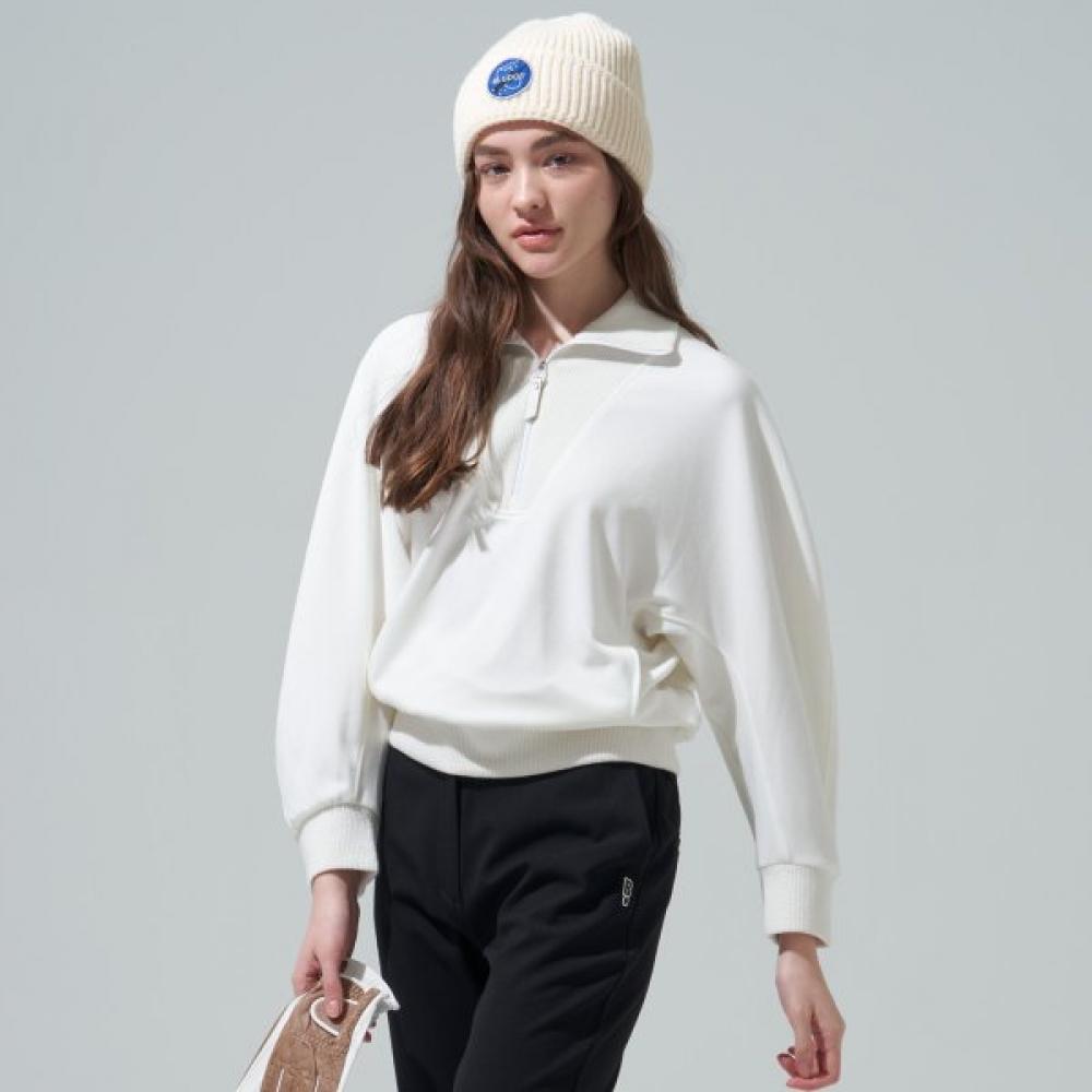 Blu DoT Half Zip T shirT Raglan Sleeve Iv 085