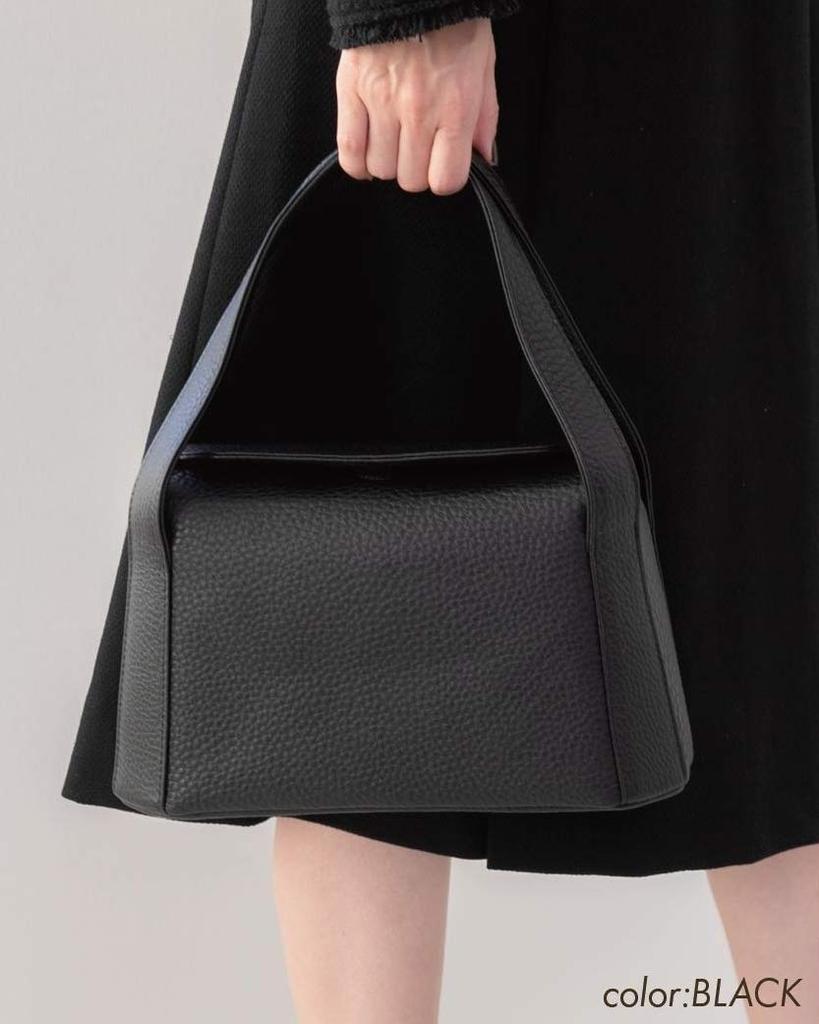 TASCHE seit Imai Bag GENOVA Echtledertasche Made in Japan Schwarze formelle Handtasche Echtledertasche [IMAI 1977] Damen (1910 Schwarz)