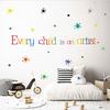 Every Child Is An Artist Wall Sticker English Proverbs Bedroom Art Mural Sticker