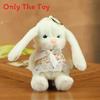 Plush Bunny Keychain With Movable Joints For Kids And Collectors