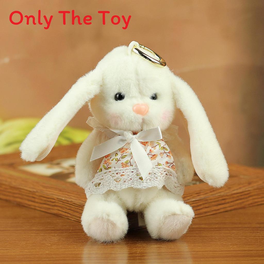 Plush Bunny Keychain With Movable Joints For Kids And Collectors